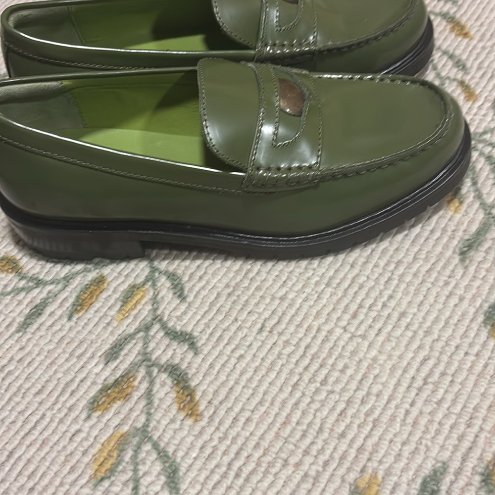 Free People Olive Green LIV Loafers‎ - Picture 5 of 8